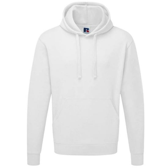 Russell Colour Mens Hooded Sweatshirt / Hoodie (White) - Image 1