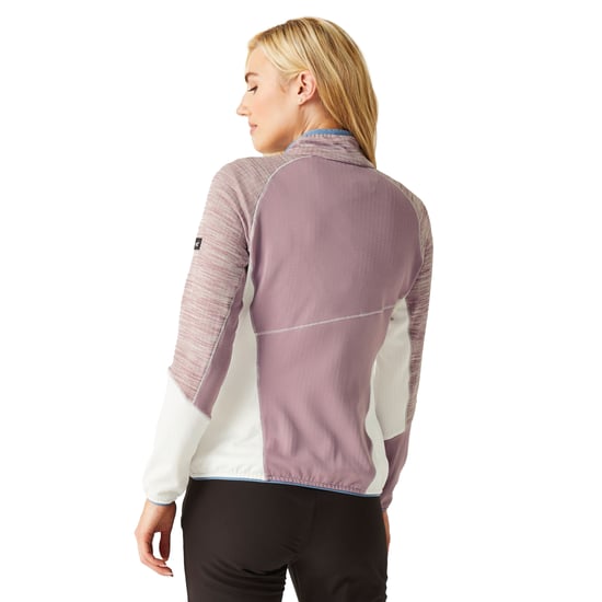Regatta Womens/Ladies Hepley II Full Zip Fleece Jacket (Heather/White)