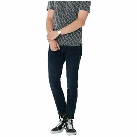 Only and Sons Men's Skinny Fit Stretch Jeans Blue