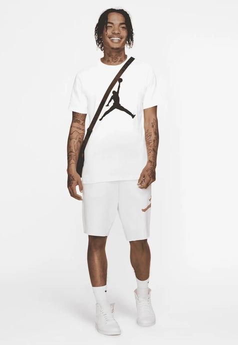 NIKE Hombre M J Jumpman SS Crew Camiseta en Blanco - Image 3