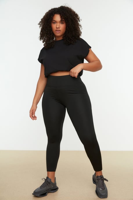 Trendyol Women's High Waist Skinny Plus Size Sports Leggings - Image 1