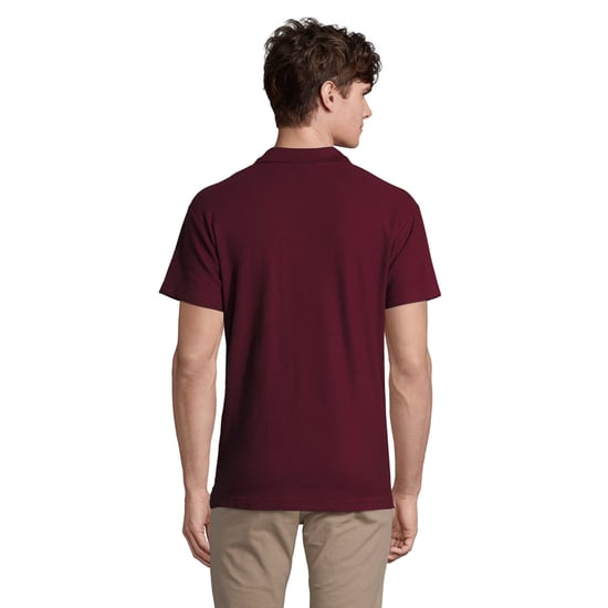 SOLS Mens Spring II Polo Shirt (Burgundy) - Image 2