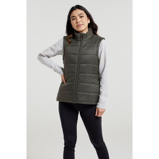 Mountain Warehouse Womens/Ladies Essentials Padded Gilet (Khaki Green)