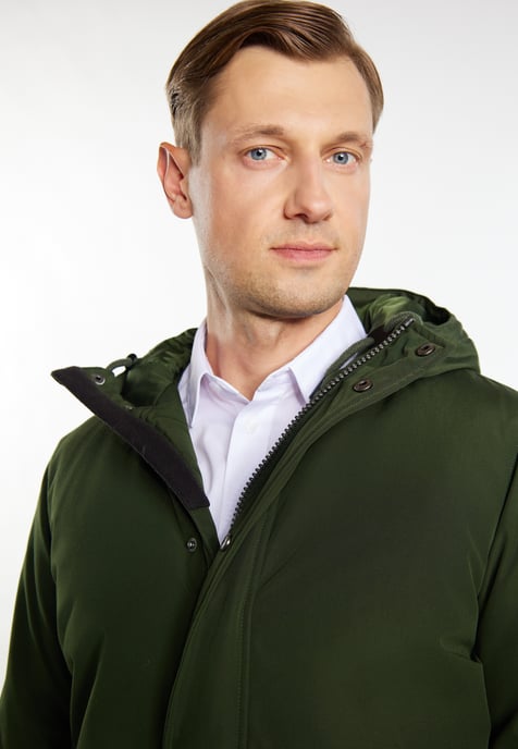 Dreimaster Padded winter jacket Men dark green - Image 5
