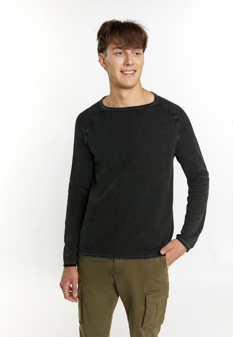 Mo Knitted pullover Men black - Image 3