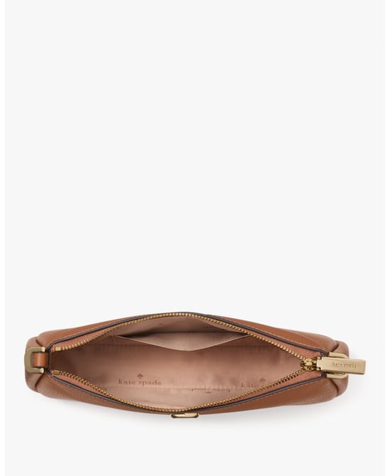 Kayla Pebbled Leather Convertible Wristlet - Image 4