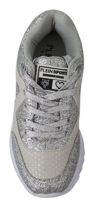 Zapatillas para mujer Plein Sport Jasmines de poliéster plateado - Image 6