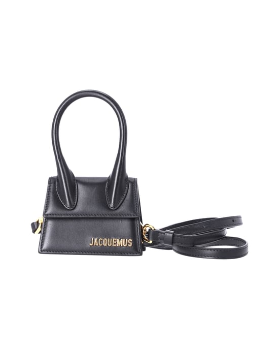 Jacquemus Le Chiquito Top Handle Bag in Black Leather - Image 1