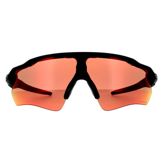 Gafas de sol Oakley Wrap para hombre en negro mate con lentes Prizm Trail Torch - Image 1