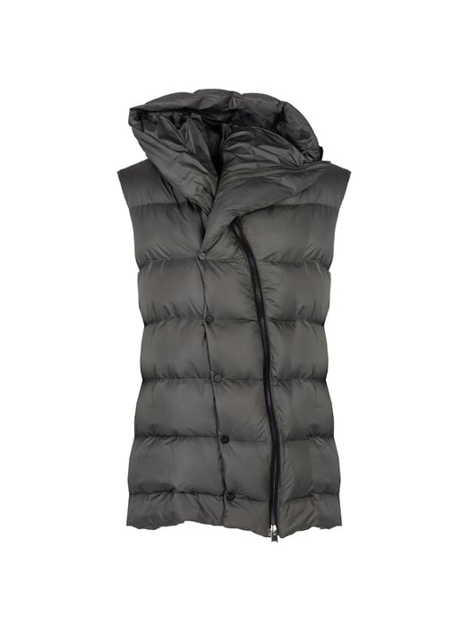 La Haine Inside Us Sin mangas Down Vest Unisex de mujer Gris - Image 1
