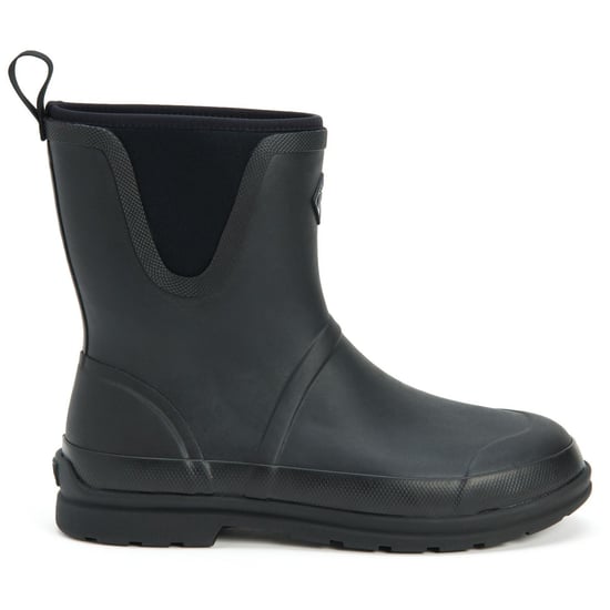 Muck Boots Originals Pull On Mid Rubber Black Wellington Boots - Image 5