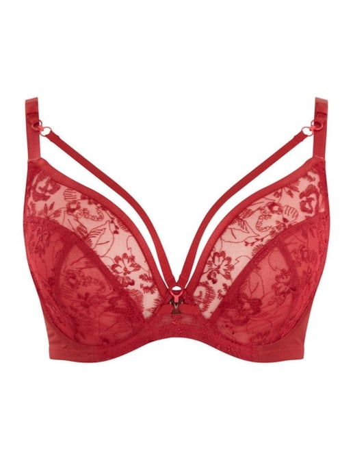 Panache Yasmin Plunge Bra  -  Ruby