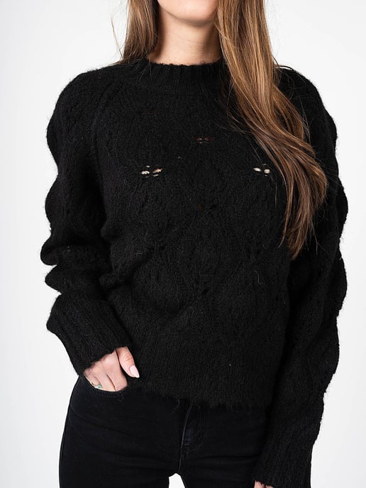 Silvian Heach Pullover Oversize Woman's Black