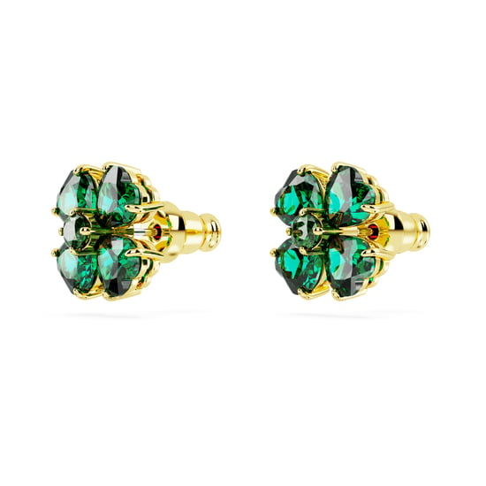 Swarovski 'Idyllia' Women's Gold Plated Metal Stud Earrings - Gold 5666236 - Image 3
