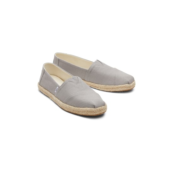 TOMS Alpargata Rope 100% Cotton Women's Drizzle Grey Espadrilles - Image 1