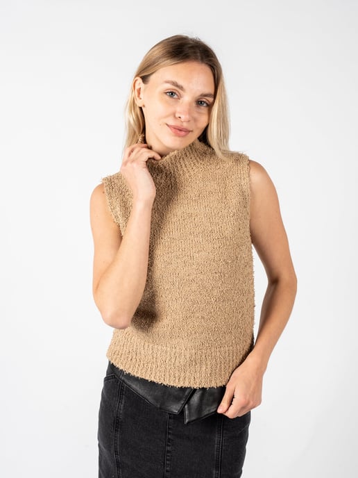Pinko Blusa Bevanda de mujer beige - Image 3