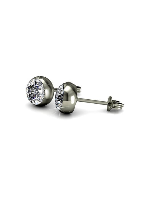 Pendientes Luna - Plata y Cristal - Image 4