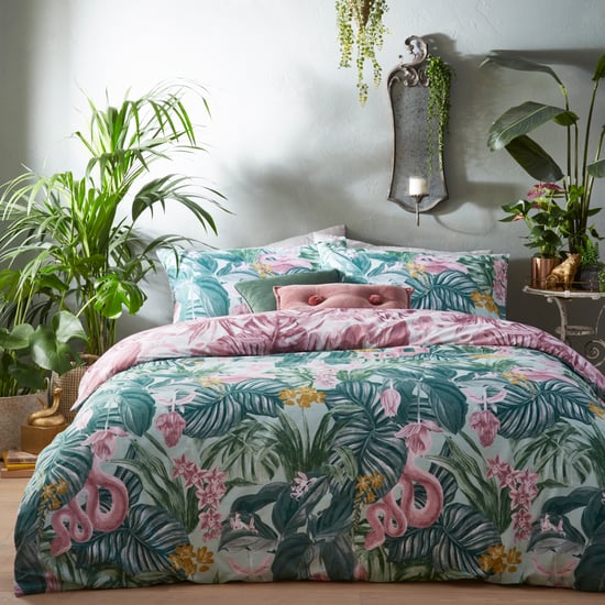 Medinilla Tropical Reversible Duvet Cover Set - Image 1