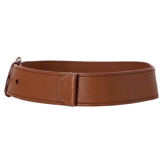 Prada Grained Belt in Brown Leather - Image 2