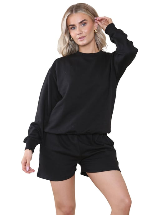 Kruze | Conjunto de chándal de sudadera y pantalón corto para mujer - Image 4