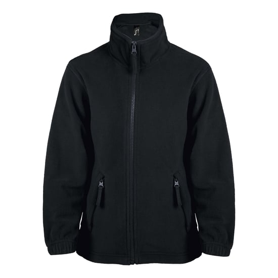 SOLS Childrens/Kids North Fleece Jacket (Black) - Image 1