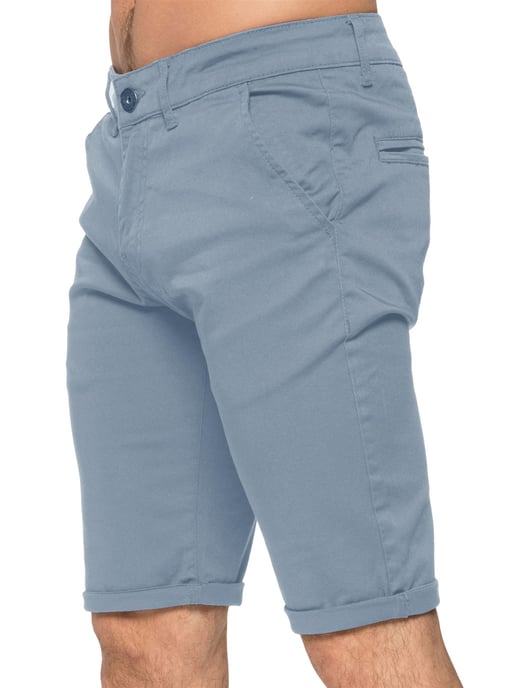 Pantalones cortos chinos Enzo Slim Fit Stretch para hombre - Image 2