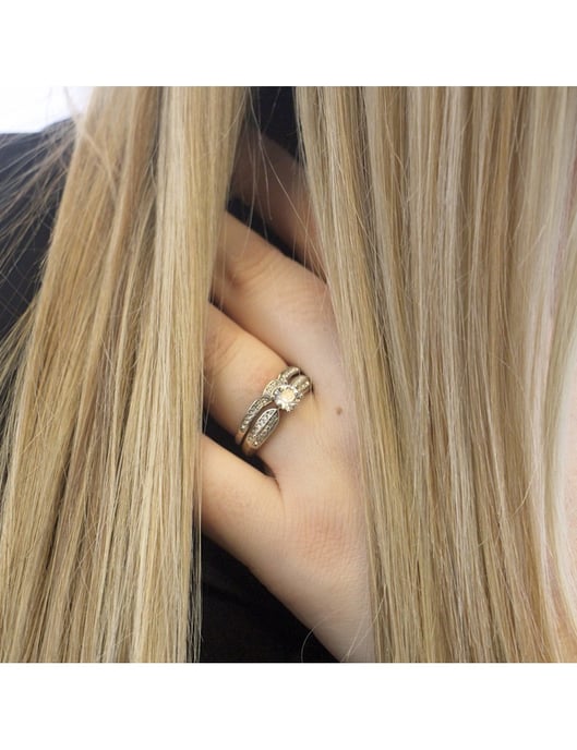Anillo Emperatriz - Plata y Cristal - Image 2