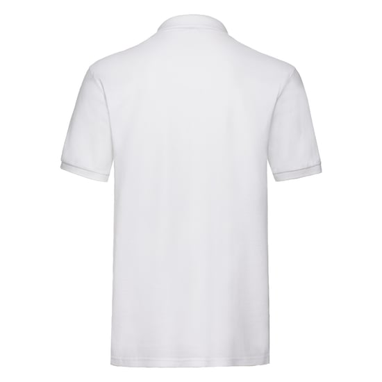 Fruit of the Loom Unisex Adult Premium Cotton Pique Polo Shirt (White) - Image 2