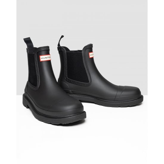 Hunter Commando Botas Chelsea de mujer en Negro - Image 1