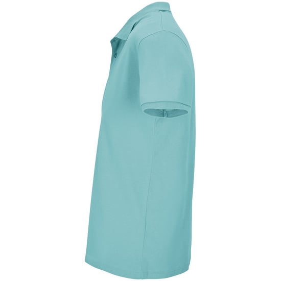 SOLS Mens Planet Piqué Organic Polo Shirt (Pool Blue)