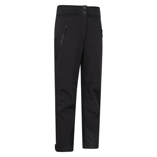 Mountain Warehouse Childrens/Kids Swiss Softshell Ski Trousers (Black) - Image 4