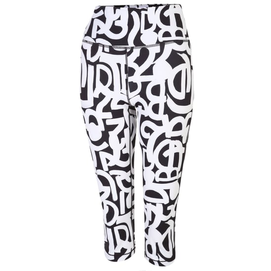 Dare 2B Womens/Ladies Influential Graffiti 3/4 Leggings (Black/White)