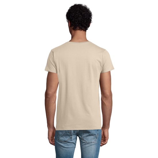 SOLS Mens Pioneer Organic Cotton T-Shirt (Natural) - Image 2