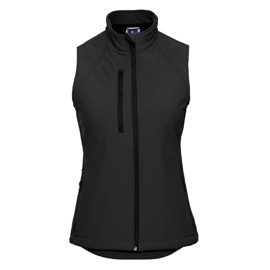 Russell Ladies/Womens Soft Shell Breathable Gilet Jacket (Black) - Image 1