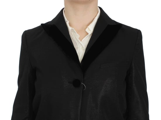 Conjunto de Tres Piezas para Mujer Exte en Negro con Un Botón - Image 4
