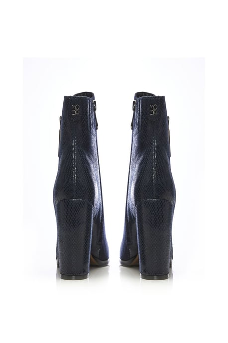 'Amy W' Navy Alcantara Ankle Boots