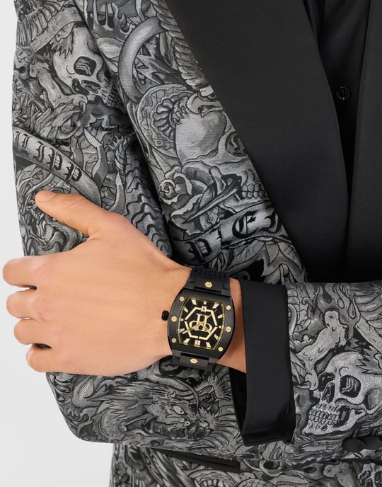 Philipp Plein The Hexagon Phantom Men's Black Watch PWPUA0224 - Image 3