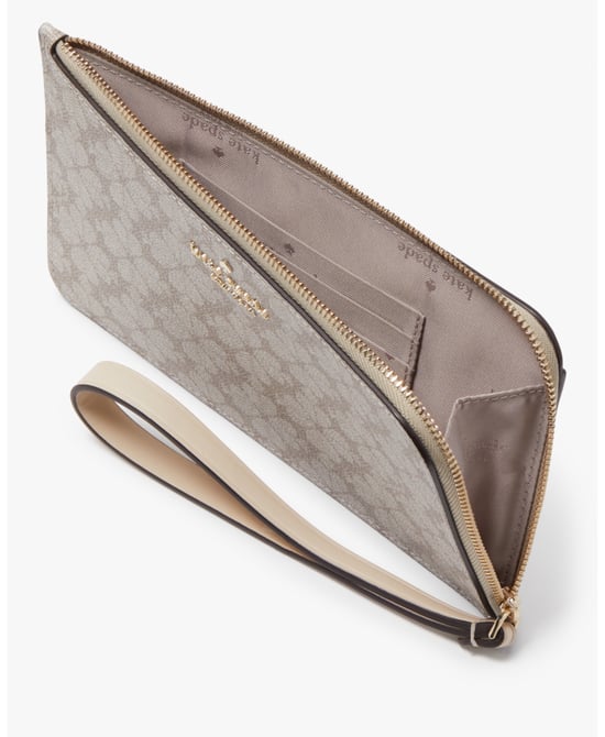 Lucy Spade Flower Pvc Medium L-Zip Wristlet - Image 2