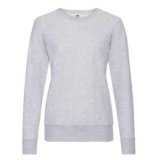 Fruit of the Loom Womens/Ladies Lightweight Lady Fit Raglan Sweatshirt (Heather Grey) - Image 1