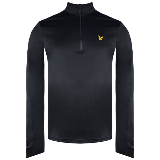 Lyle & Scott Ventech Golf Mens Midlala negra - Image 1