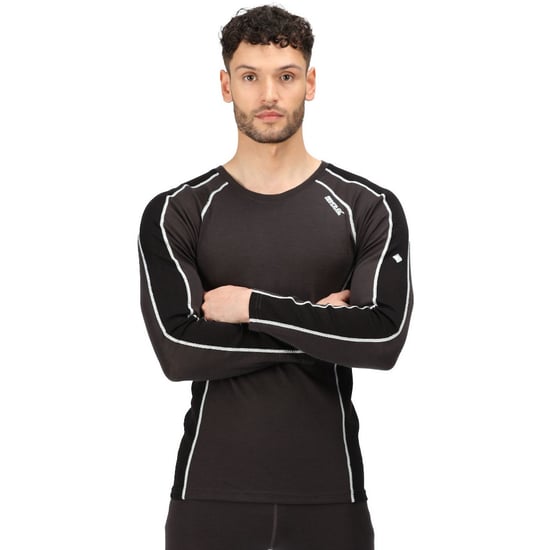 Regatta Mens Beru Supersoft Merino Wool Long Sleeve Baselayer T shirt - Image 1