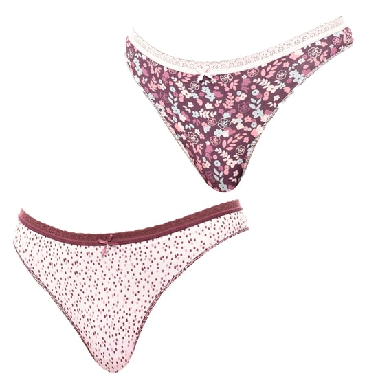 Pack of 2 Coquettes Cotton Thongs 1030787 for women