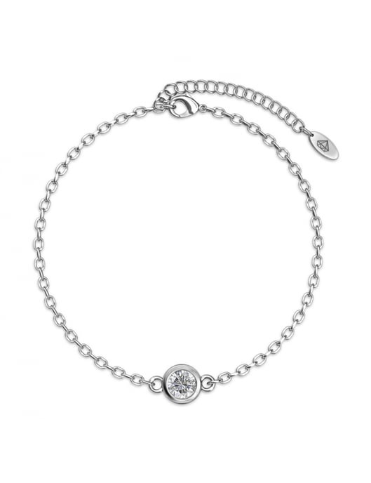 Pulseras con piedras de nacimiento: plata, oro rosa y cristal - Image 3
