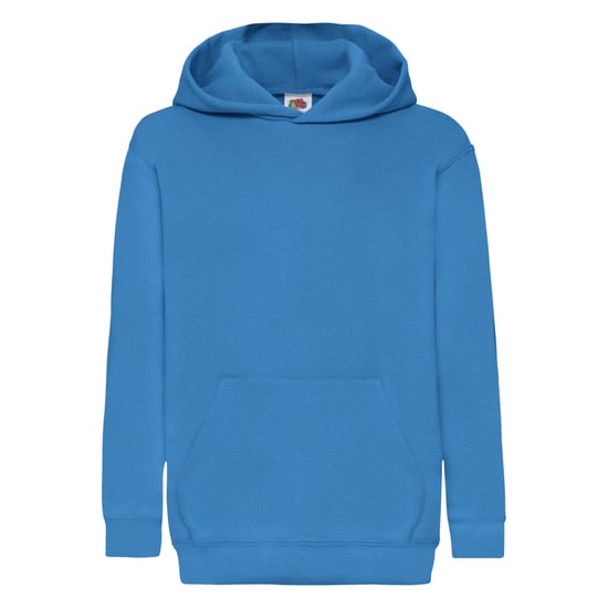 Fruit Of The Loom Childrens Unisex Hooded Sweatshirt / Hoodie (Azure Blue) - Image 1