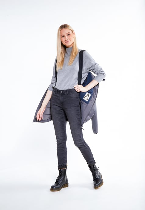 ICEBOUND Winter jacket women stone grey - Image 5