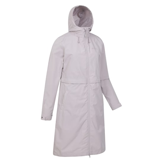 Mountain Warehouse Womens/Ladies Hilltop Extra Long Waterproof Jacket (Light Beige) - Image 4