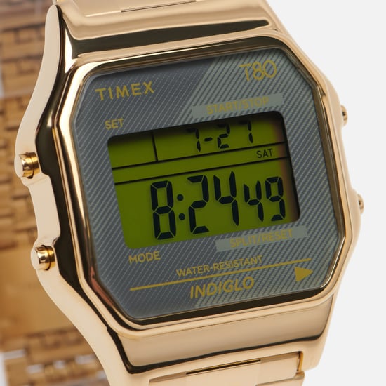 Timex T80 Unisex's Gold Watch TW2U93500 - Image 4