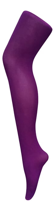 Mallas largas de invierno de colores opacos Sock Snob Womens 80 Den - Image 1