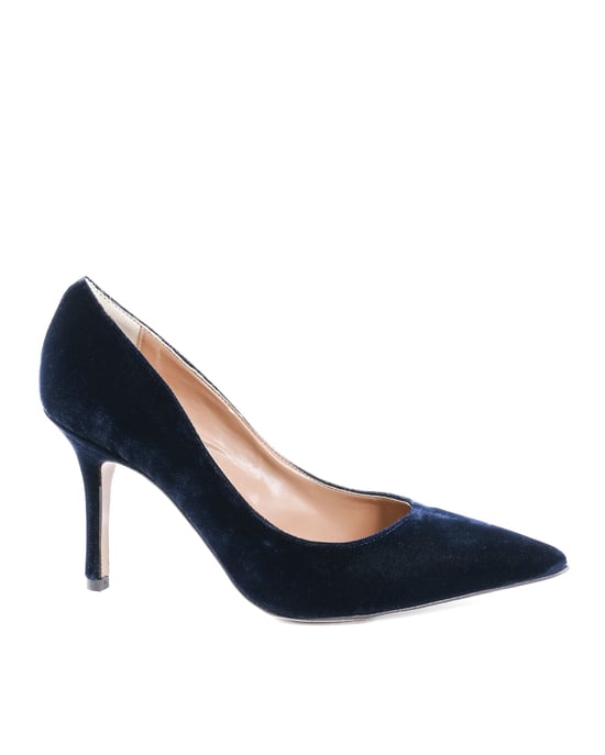 19V69 Italia Womens Pump Blue DEC85 Velluto Blu