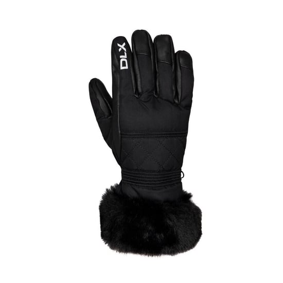 Trespass Womens/Ladies Dirin Leather Ski Gloves (Black) - Image 1
